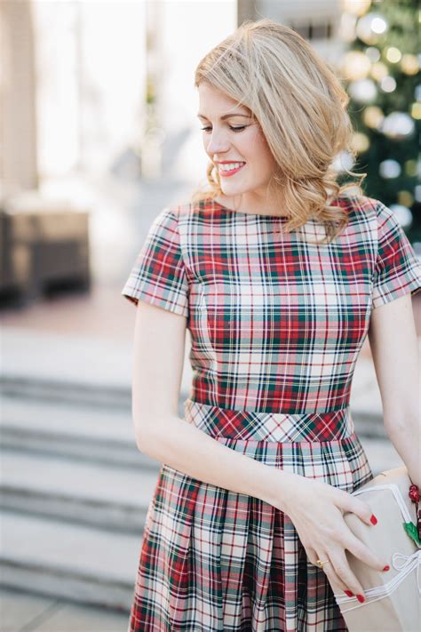 Womens Tartan Plaid Dress