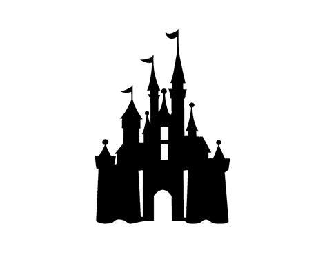 Cinderella Castle Silhouette Png Castle Silhouette Png Images