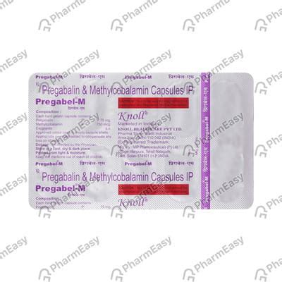 Pregabel M 150mg Strip Of 10 Capsules: Uses, Side Effects, Price ...