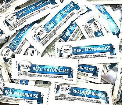 Heinz Mayonnaise Single Serve 0.4oz - 100 packets : Amazon.in: Grocery ...