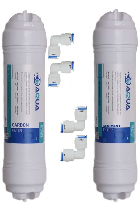 Aqua Soul Pre Carbon Filter, Sediment Filter and Elbow, Inline Filter ...