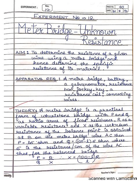 Image result for Meter Bridge Experiment Error Analysis