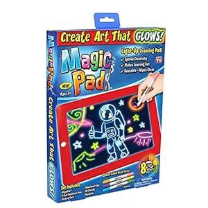 Buy Sketchfab Kids Magic Pad Light Up Glow Drawing Board LED Draw ...