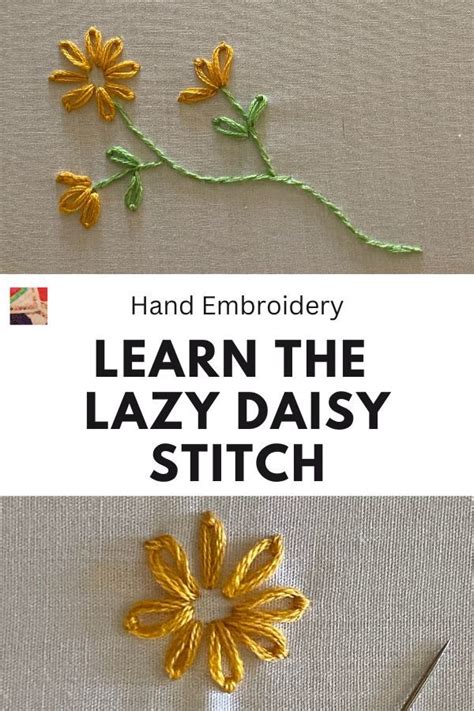 Image result for Lazy Daisy Embroidery Tutorials