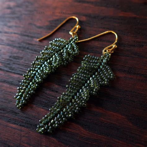 Image result for Seed Bead Earrings Tutorial