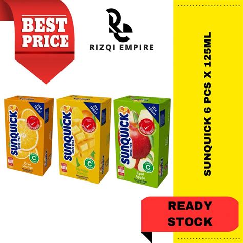 SUNQUICK MINUMAN KOTAK 5 X 125 ML | Shopee Malaysia
