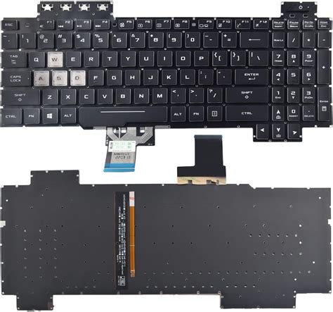 KRYOOS Laptop Keyboard Replacement for A-SUS TUF Gaming FX505 FX505D ...