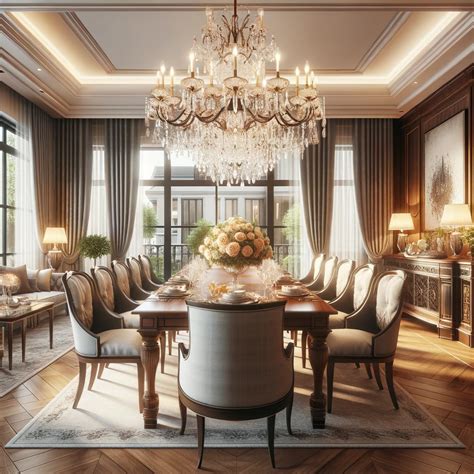 Images Of Chandeliers Over Dining Table