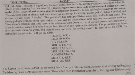 Image result for Tumasulo Algorithm Schema