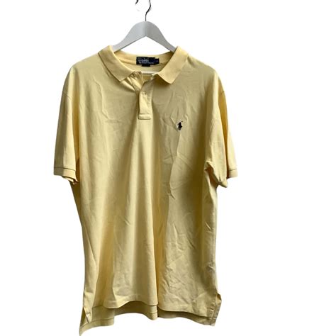 Polo Ralph Lauren Mens Size XL Polos Shirt Yellow