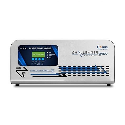 Genus Challenger 2450 Pure Sine Wave 2000VA 24 Volt Double Battery ...