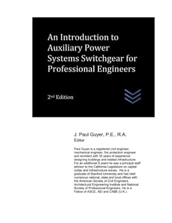 Buy An Introduction to Auxiliary Power Systems Switchgear for ...