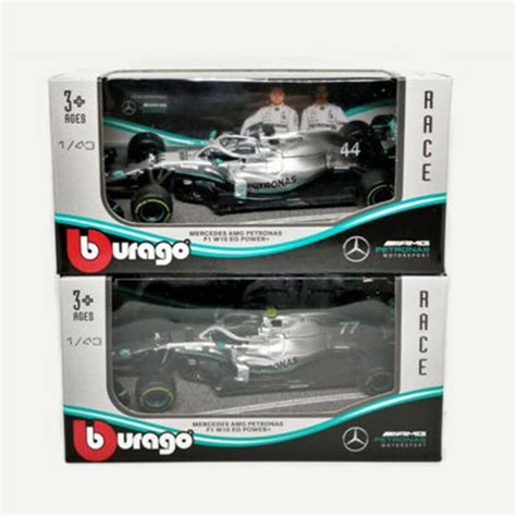 Bburago 1:43 F1 2019 #44 #77 Mercedes Petronas W10 | Ubuy India