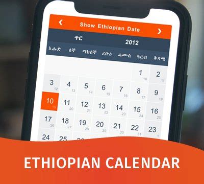 Ethiopian Calendar Converter, Date in Ethiopian Calendar Today