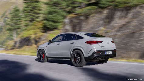2026 Mercedes-AMG GLE 53 HYBRID 4MATIC+ Coupe (Color: Alpine Grey) - Rear Three-Quarter | Caricos