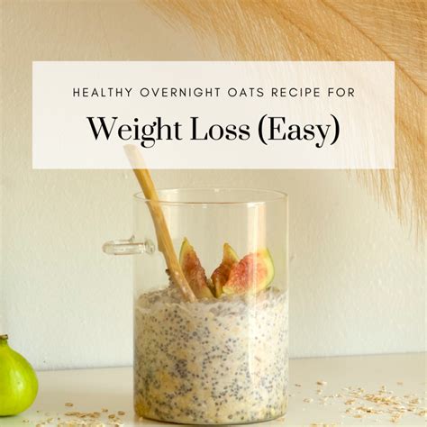 Balanced Creamy Overnight Oats with Yogurt for Weight Loss