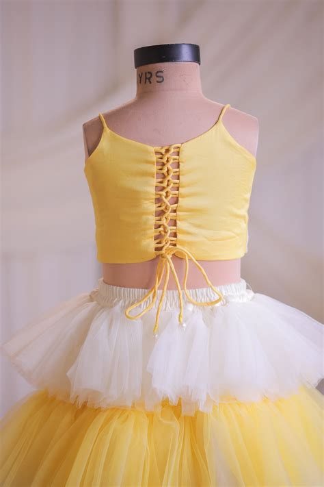 Butterfly Frill Ghaghra – Lil Angels