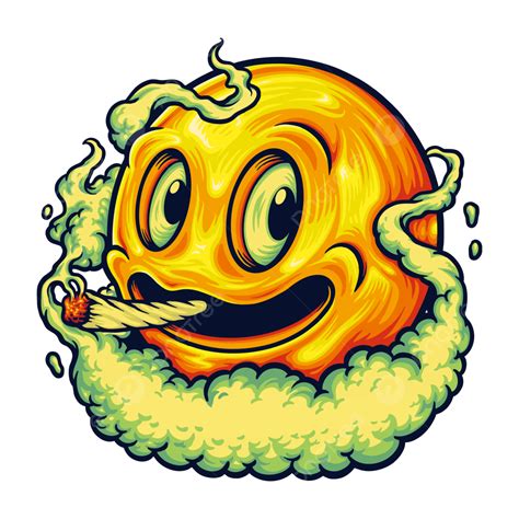 Pot Smoking Emoticon