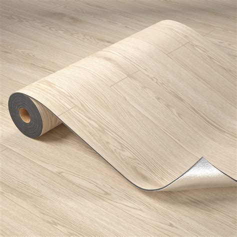 Oxdigi Peel and Stick Vinyl Flooring Roll 23"x 196"/32 Sq.Ft, Thicken ...
