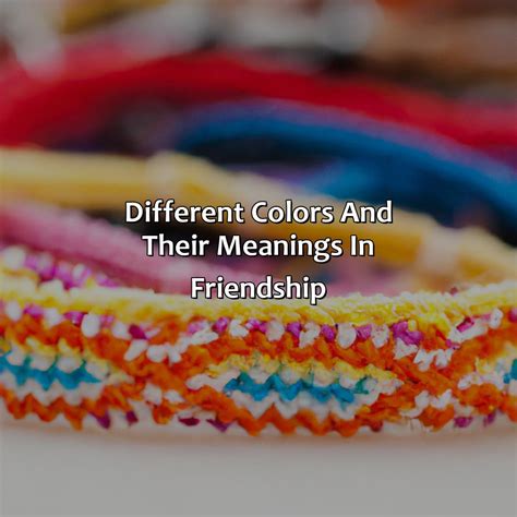 What Color Represents Friendship