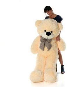Frantic Soft Toy Teddy Bear - Butter Color - 6 Feet - 180 cm - Soft Toy ...