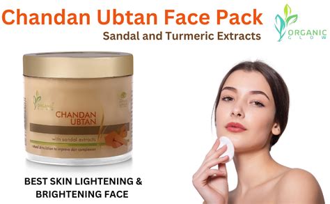 Organic Glow Chandan Ubtan Face Pack With Sandal and Turmeric, Ubtan ...
