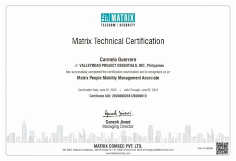 Matrix e-Learning Portal