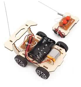 Buy SAMVARDHAN DIY Remote Control Car Kit – Wooden Wireless Car ...