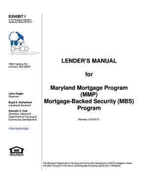Maryland Mortgage Program Lenders - Fill and Sign Printable Template Online