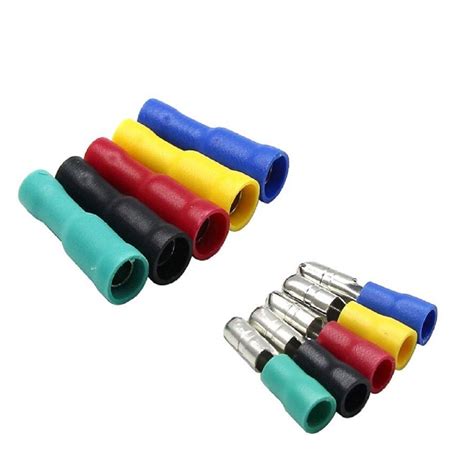 100Pair Insulated Female & Male Connector Wire Crimp Terminal Set | Robodo