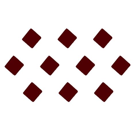 Comet Busters Maroon Square Bindis (5mm) (BIN1192)