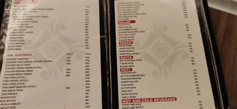 Menu at Jackpot Restaurant, Bhopal, Obedulla Ganj Rd