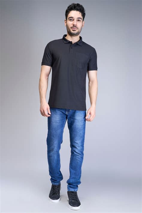 Black Smart Tech Pocket + Polo