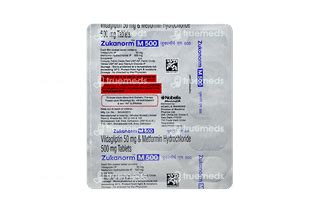 Zukanorm M 500 Tablet 15: Uses, Side Effects, Price & Substitutes