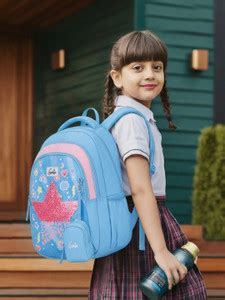 Genie Starlis School Backpack For Girls |15 Inch - Blue 20 L Backpack ...