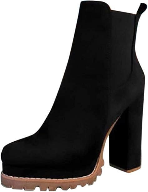 Quealent Boots for Women Low Heel Women Knee High Stitching India | Ubuy