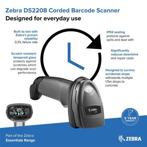 Image result for Zebra Ds2208 Handheld Barcode Scanner