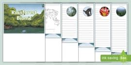 Coniferous Forest Biome Flipbook Ι World Climates Ι Twinkl