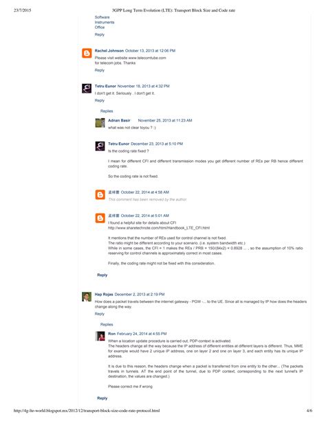 3 gpp long term evolution (lte) transport block size and code rate | PDF