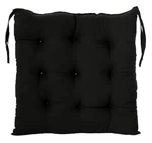 Kuber Industries Microfiber Square Chair Pad/Cushion for Office, Home ...