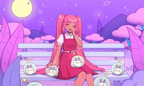 perfectheart and space bunny (omori) drawn by aoiro_arts | Danbooru