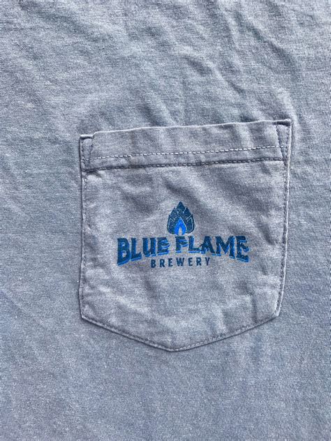 Blue Flame Brewery T-shirt - Etsy
