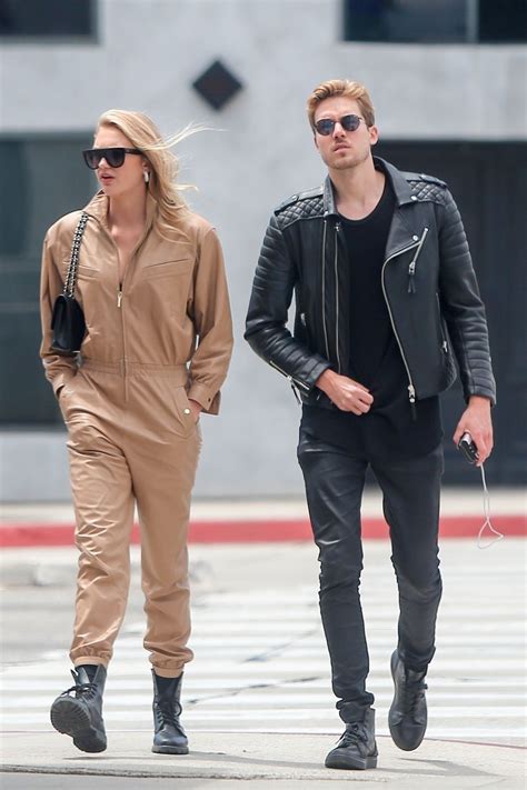 ROMEE STRIJD and Laurens Van Leeuwen Out for Lunch in Los Angeles 05/06 ...