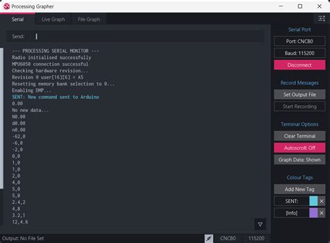 Processing Plot Real-Time Serial Readings 的图像结果