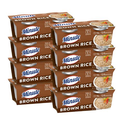 Minute Ready-to-Serve Brown Rice, Microwavable Rice AIS1 Cups, 8.8 ...