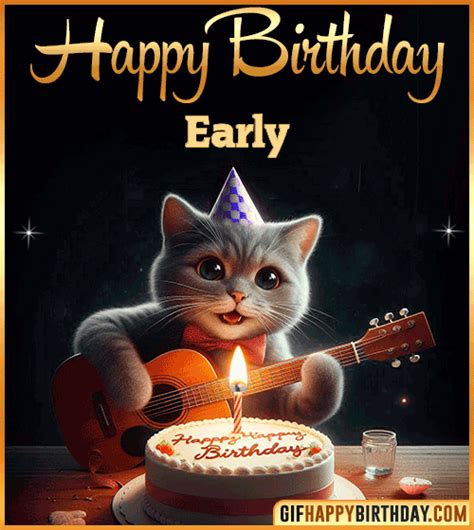 🎉 Happy Birthday Early GIF 🎂 Funny & Personalized Animated Wishes