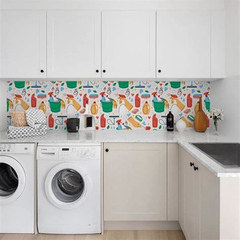 25 Modern And Neat Laundry Room Backsplash Ideas You Will Love
