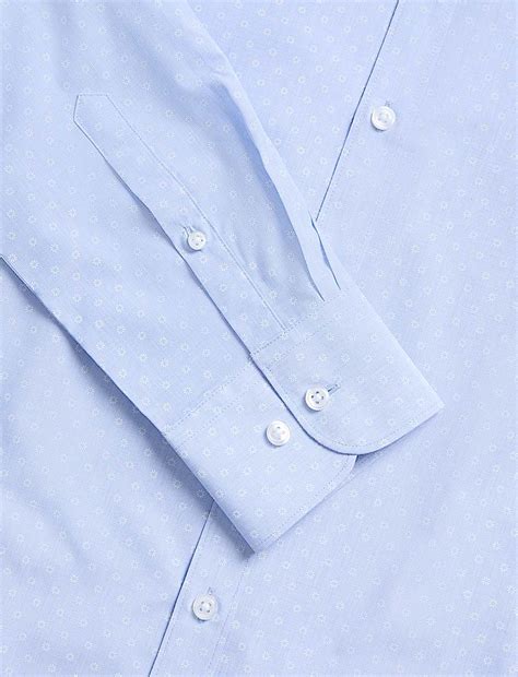 Buy 2 Pack Slim Fit Easy Iron Cotton Blend Shirts at Marks & Spencer