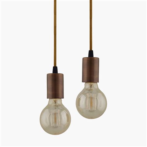 Buy HOMESAKE Set of 2 Hanging Bulb Holders from Homesake at just INR 998.0