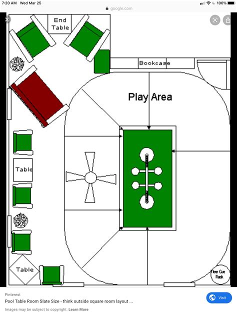 Pool Table Room Size Chart at Robert Towner blog